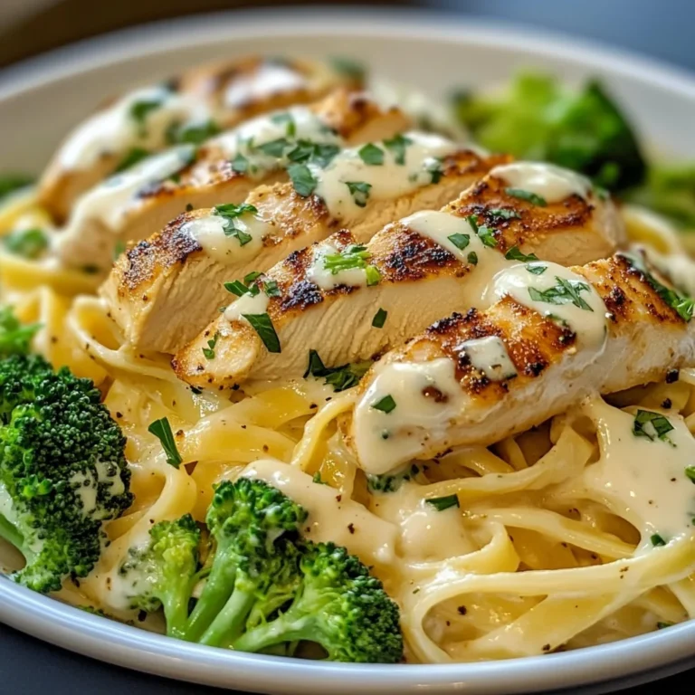 Creamy Chicken Alfredo with Broccoli