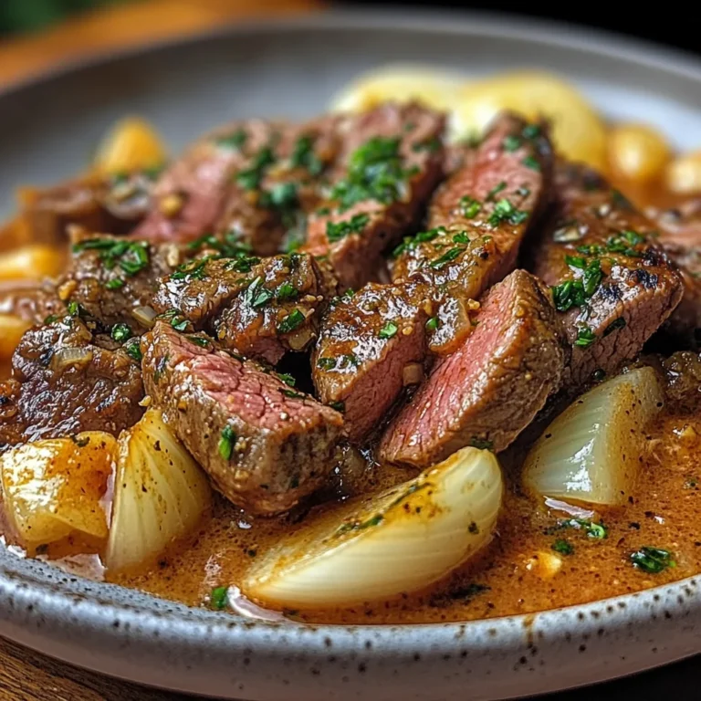 Garlic Butter Beef with Fries and Naan