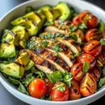 Grilled Chicken Avocado Salad