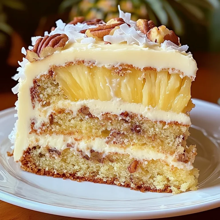 Hawaiian Pineapple Cake Recipe