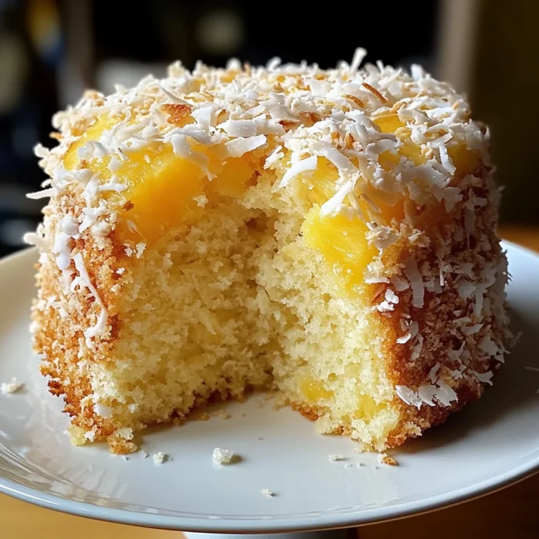Pineapple Coconut Pound Cake